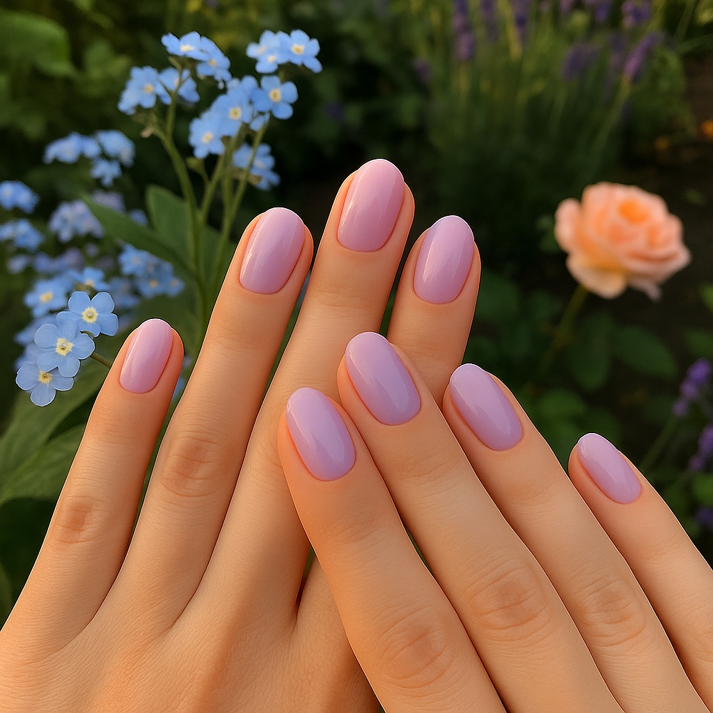 lilac gel polish