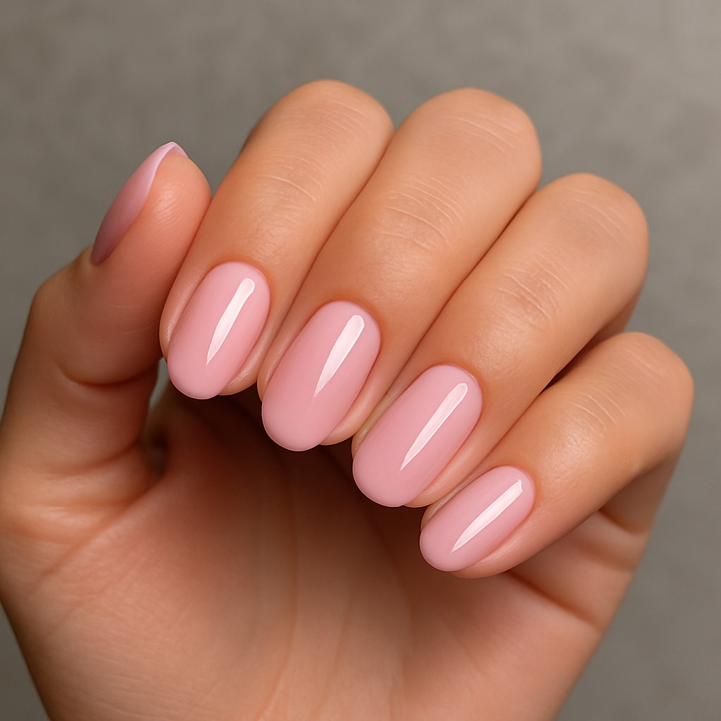 pink mani