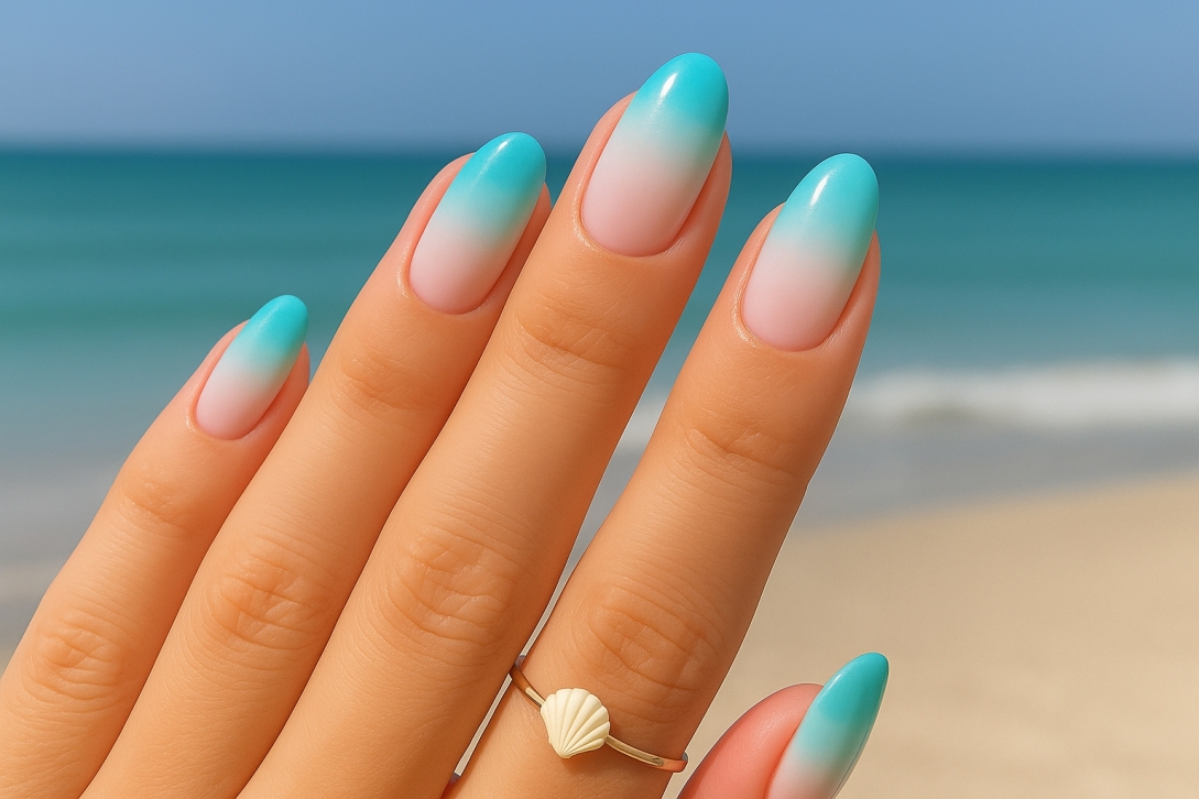 Ocean Breeze Nails A Step By Step Summer Gradient Tutorial Ocean Breeze Nails A Step By Step Summer Gradient Tutorial