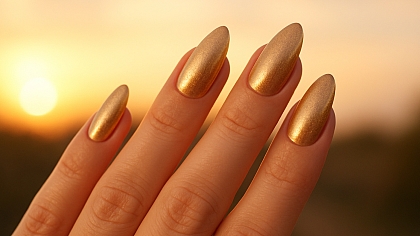 Golden Hour Glam: Sun-Kissed Nail Looks to Try Now